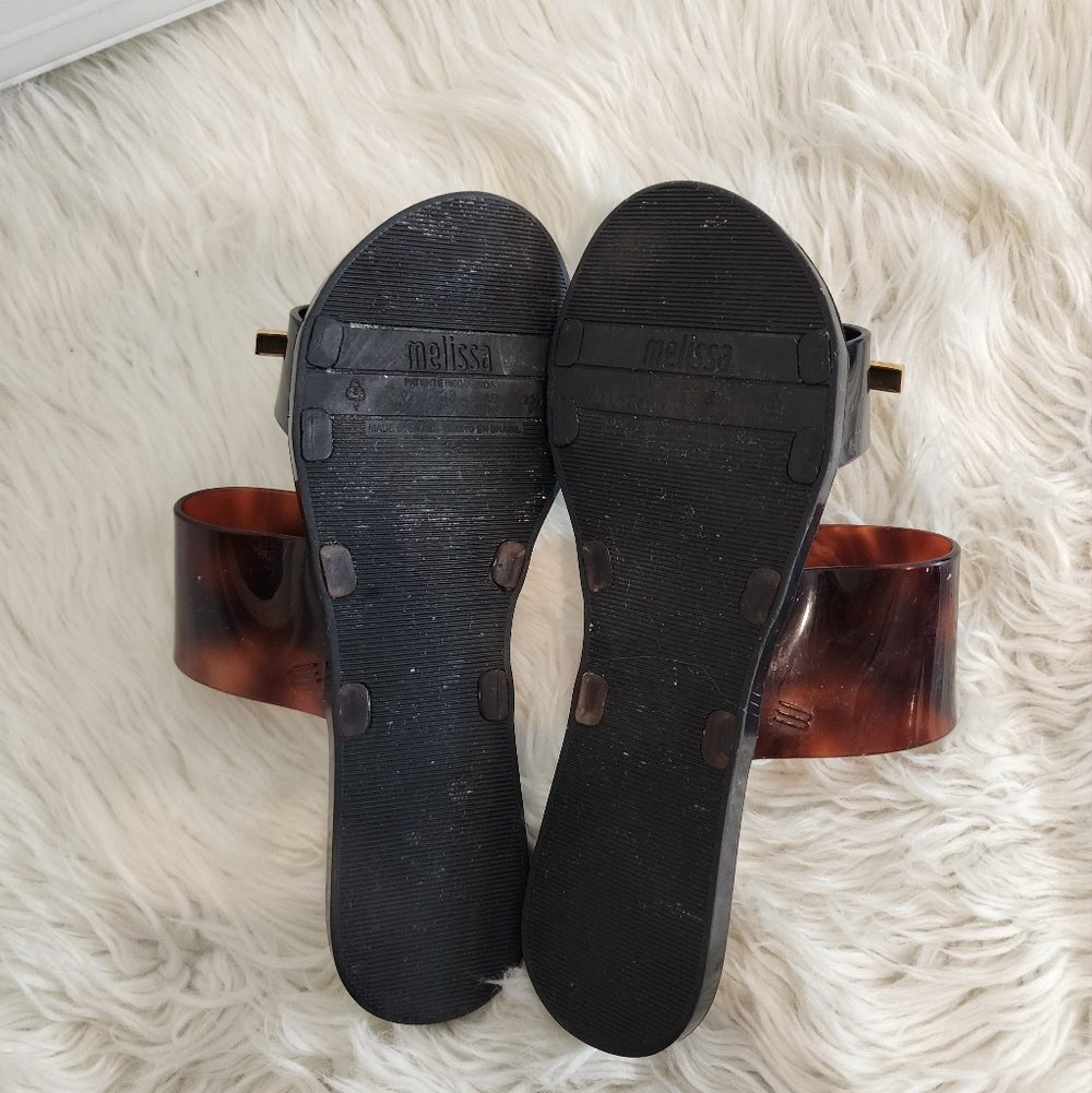 MELISSA WONDERFUL II FLIP-FLOPS ECOLOGICAL MATERIALS SIZE 5 - Picture 10 of 15